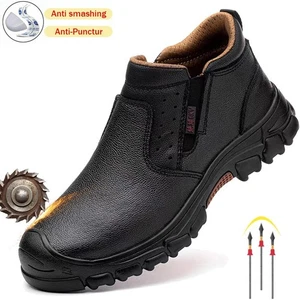 Botas de soldador para hombre Botas de trabajo con puntera compuesta para todas las estaciones Botas de protección al aire libre - Imagen 1 de 15