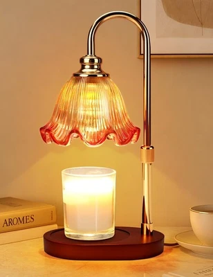 Candle Warmer Lamp with Timer Dimmable: Birthday Gifts for Women & Amber  - Image 1 of 4
