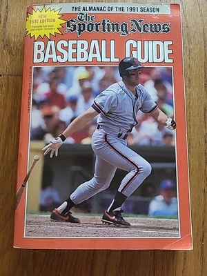 1991 The Sporting News Baseball Guide Almanac Of The 1991 Season - Image 1 of 2