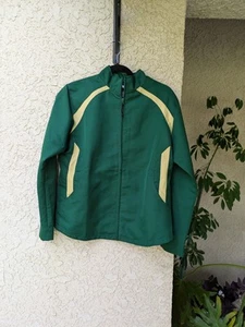 Russell Full-Zip Women's Athletic Warm-Up Sports Solid Green Jacket M S94WDXK - Picture 1 of 17