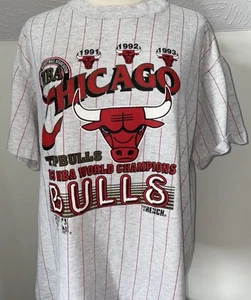 XL- Vintage Chicago Bulls 93 Champions shirt men’s gray USA! NBA Trench - Picture 1 of 7