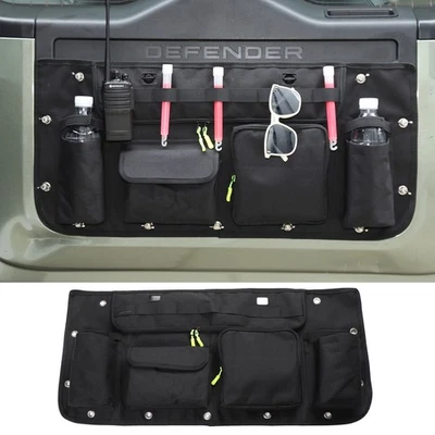 Bolsa de almacenamiento para puerta trasera organizadora de herramientas accesorios para Land Rover Defender 2020-25 Foto 1 de 4