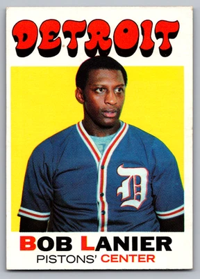 1971-72 Topps #63 Bob Lanier Pistons Rookie Foto 1 de 3