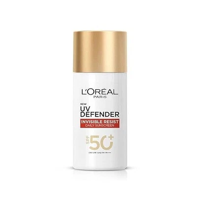 L’Oreal Paris Uv Defender Invisible Resist Daily Sunscreen Spf50+ - Image 1 of 4