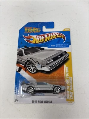 Hot Wheels 2011 New Models #18/50 Back to the Future Time Machine #18/244 - Image 1 of 4