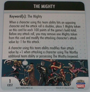 THE MIGHTY/THE WORTHY Fear Itself Marvel HeroClix ATA OP LE - Picture 1 of 2