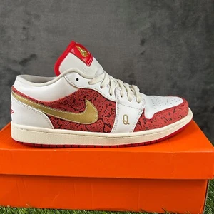 Nike Air Jordan 1 Low SE Spades Paisley Red Gold Sneaker Schuhe Herren 11 - Bild 1 von 16
