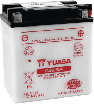 Batería Yumicron de 12 V de alta resistencia para Suzuki DR650SE 1996-1997 YUAM221L2 Foto 1 de 3