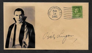 Dracula Bela Lugosi Collector Envelope Original Period 1931 Stamp OP1162 - Picture 1 of 1