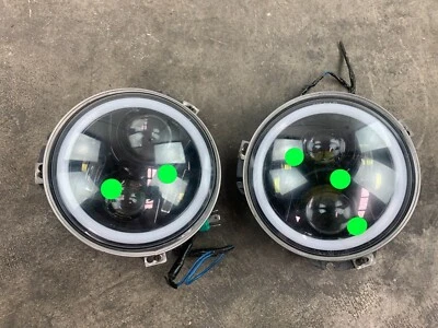 Juego de canastilla faros delanteros derecho izquierdo Mazda Miata 1990-1997 LED NA 90-97 *LEER* Foto 1 de 4