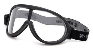 Harley-Davidson Men's Glory Days Fixed Foam Goggles, Clear Polycarbonate Lens - Picture 1 of 1