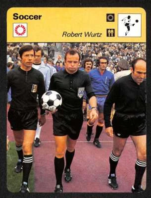 1977 Sportscaster #3308 Robert Wurtz Series 33 Soccer Futbol NM/NM+  D82695 - Image 1 of 2