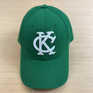 Gorra de atletismo American Needle Kansas City para hombre ajustada talla 7 verde mezcla de lana - Imagen 1 de 13