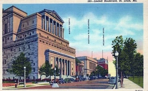 Lindell Boulevard St. Louis Missouri Postcard Unposted - Picture 1 of 2