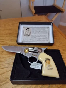 Billy The Kid Gun  Revolver Manual Folding Pocket Knife With Original Box New - Picture 1 of 10