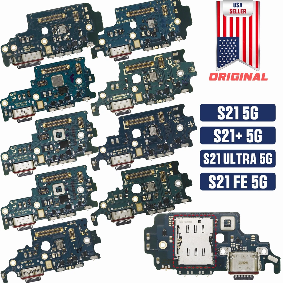 OEM USB Charging Port Board Dock Reader For Samsung Galaxy S21/S21+/ Ultra FE 5G - Image 1 of 1