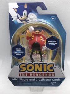 Sonic The Hedgehog Dr. Eggman 3” Figura de Acción Juguete + 2 Cartas Sega Nuevo y Sellado - Imagen 1 de 3