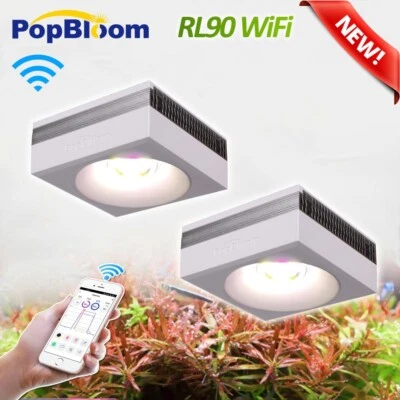 2PCS RL90 WiFi Full Spectrum LED Lighting Led Aquarium Lights for Planted Tank - Image 1 of 4