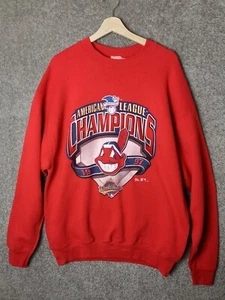 Cleveland Indians 1997 World Series Vintage Pro Player 90's Jumper - Men's XL - Picture 1 of 11