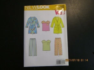 New Look Pattern #6405 - Pajamas, Robe - Childs SZ 1/2-4 - UNCUT - Cute!!! - Picture 1 of 2