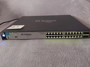 Switch 24x GbE HP ProCurve 2910al-24G J9145A, J9008A Modul 2x 10 GbE SFP+ 2x LC - Bild 1 von 8