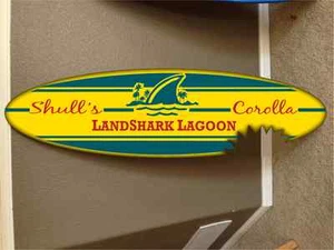 wall hanging surf board surfboard decor hawaiian beach surfing tiki bar decor - Picture 1 of 1