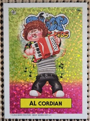 AL CORDIAN SLOP CULTURE KIDS SERIES 1 STICKER FOIL SP CHASE CARD WEIRD AL  - Image 1 of 2