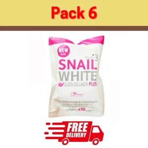 Perfect Skin Lady Snail White Gluta Collagen Plus Body Whitening Bar Soap 80g 6x - Picture 1 of 6