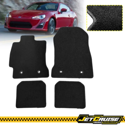 Подходит для 13-20 Scion FRS/Subaru BRZ/Toyota 86 напольные коврики ковер черный нейлон - Изображение 1 из 4