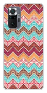 Coque en silicone imprimée compatible Xiaomi Redmi Note 10 Pro Zigzag Ethnique - Picture 1 of 3