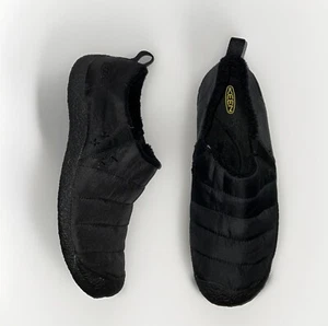 Keen Howser II Black Quilted Slip On Fleece Lined Shoe Men’s 10.5 US - Picture 1 of 9