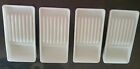 One White Milk Glass Dental Tool Storage Tray Vintage American Cabinet Co. 