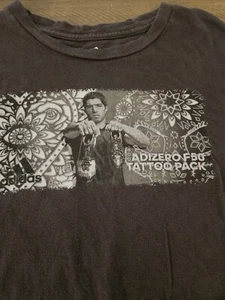 Adidas T-Shirt Erwachsene Medium grau Grafik Adizero F50 Tattoo Pack Baumwolle Herren - Bild 1 von 5