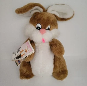 Vintage Daekor Pot Belly Bunny Rabbit 16" Stuffed Animal 1979 With Original Tags - Picture 1 of 9