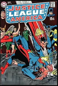 Justice League of America #74 NM 1st Meeting of Earth 1 & Earth 2 Superman - Picture 1 of 3