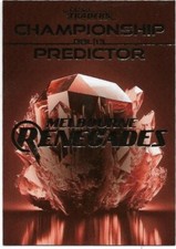 2023 / 24 Cricket Traders Luxe BBL Predictor (CP12) MELBOURNE RENEGADES 029/173