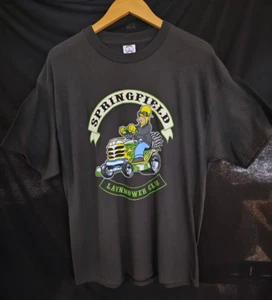 Homer Simpson Rasenmäher ClubT-Shirt NEU Large - Bild 1 von 5