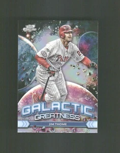 2024 Topps Chrome Cosmic-Grandezza Galattica-Jim Thome #GG-3 - Foto 1 di 2