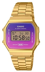 Casio Illuminator Vintage Digital Alarm Chrono Stopwatch A168WERG2A Unisex Watch - Picture 1 of 3