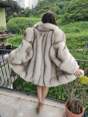 greenland fox SILBERFUCHS  COAT PELLICCIA Volpe FOURRURE RENARD greenland fox - Image 1 of 4