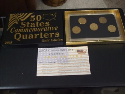 50 States Commemorative Quarters - Gold Edition - Philadelphia Mint - 2005 - Image 1 of 2
