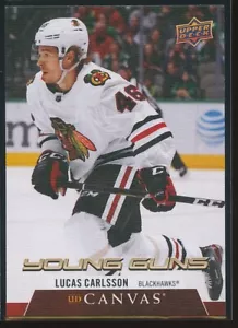 Lucas Carlsson 2020-21 Upper Deck UD Canvas Young Guns #C234 RC - Picture 1 of 2