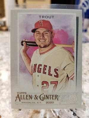 2020 Topps Allen and Ginter  #85 Mike Trout Angels - Image 1 of 2