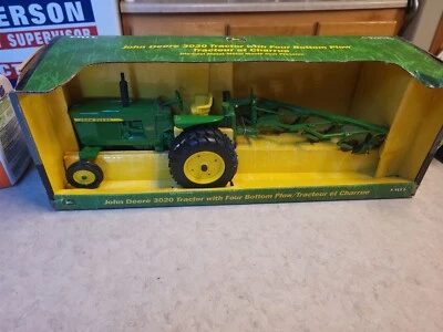 2000 ERTL, John Deere 3020 Tractor w/ 4 Bottom Plow, 1:16, #15076 - Image 1 of 4
