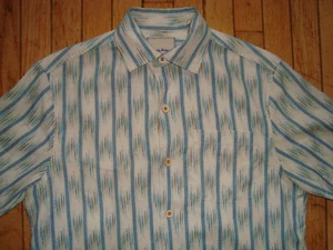 CAMISA ABOTONADA TOMMY BAHAMA PARA HOMBRE MANGA CORTA MEZCLA SEDA TALLA XS ¡APENAS USADA! - Imagen 1 de 11