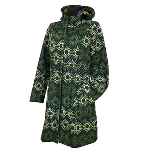 DESIGUAL PINE GREEN PSYCHEDELIC 60'S ORIGINAL STYLE BOHO COAT. SIZE: MEDIUM / 42 - Picture 1 of 5