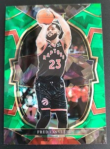 2022-23 SELECT FRED VANVLEET CONCOURSE NEON GREEN PRIZM