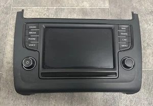 VW POLO 2016 TOUCH SCREEN DISPLAY UNIT CONTROL PANEL SAT NAV 6C0919603 A - Picture 1 of 2