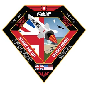 Virgin Orbit Start Me Up Vinyl Sticker - 3 inch - Picture 1 of 1