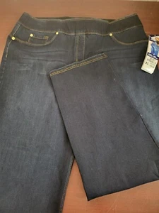 Ladies Blue Jeans Dark Nygard Luxe Denim Slims size 18 - 20 XL Short  Slim Strai - Picture 1 of 5